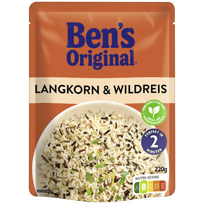 Ben's Original Express Langkorn und Wildreis 220g Packung