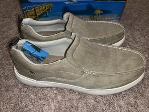margaritaville mens canvas slip on