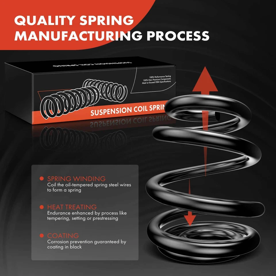 4x Molas helicoidais dianteiras e traseiras para Buick Rendezvous 02-07 Pontiac Aztek 02-05 AWD - Imagem 2 de 4