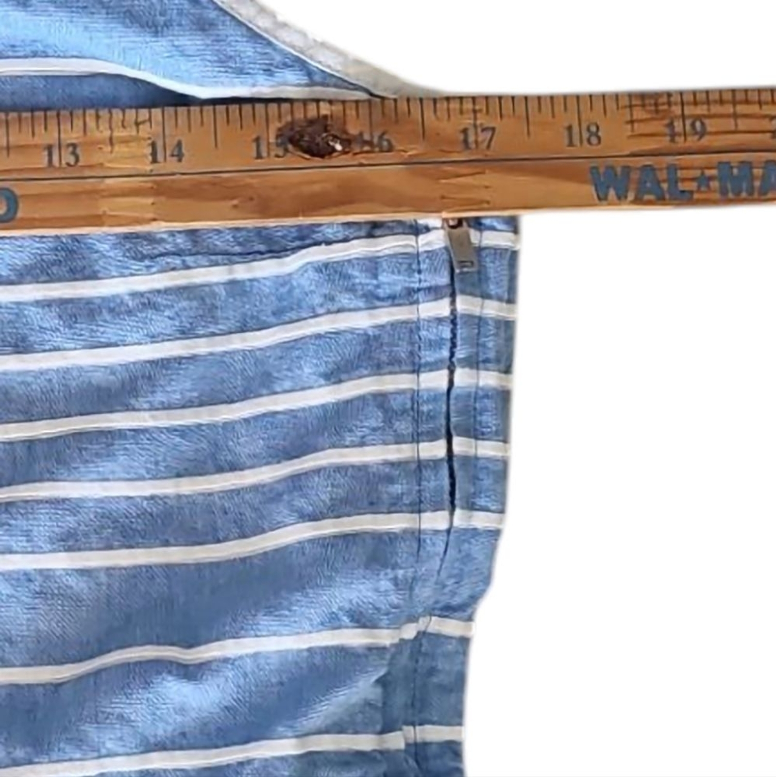 Gap Linen Spaghetti Strap Fully Lined Striped Min… - image 11