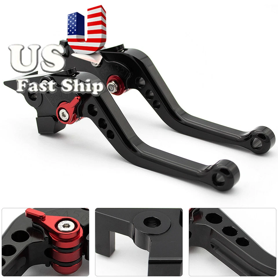 Alavanca de embreagem de freio curto EUA para SUZUKI GSXR600 GSXR750 2006-2010 2007 2008 2009 - Imagem 3 de 4