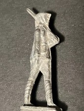 VINTAGE Toy Lead Soldier Infantry Marching Figure Unpainted