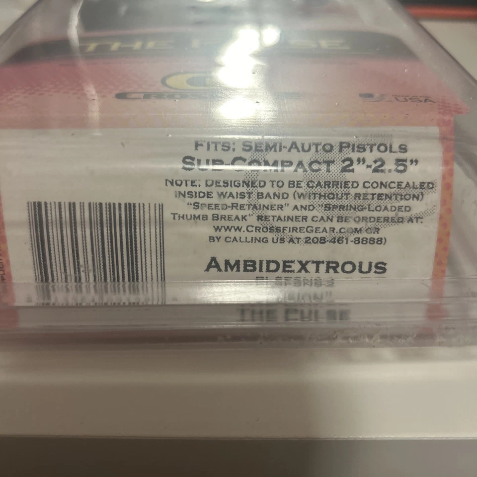 Funda CrossFire Fusion The Pulse 2-2.5" Subcompacta Semiautomática Ambidiestra EE. UU. Foto 2 de 4