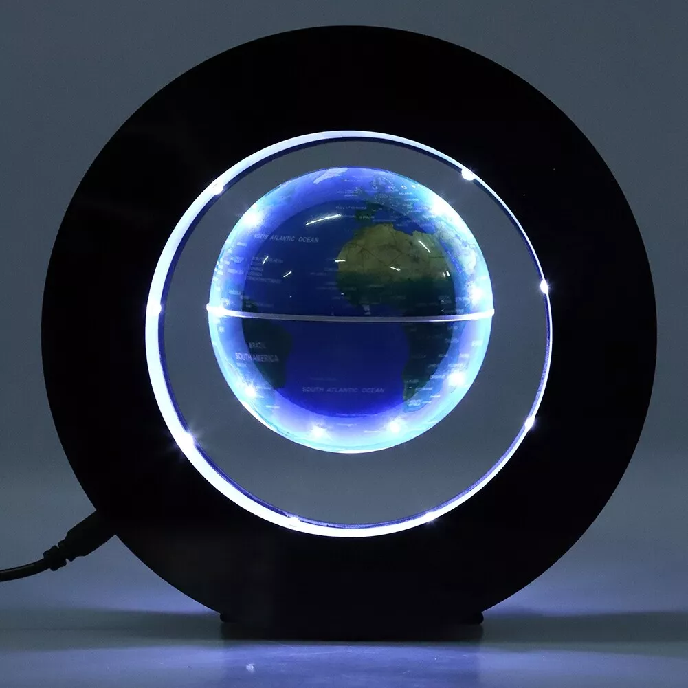 Novelty Electronic Round Magnetic Levitation Floating Globe with LED Light