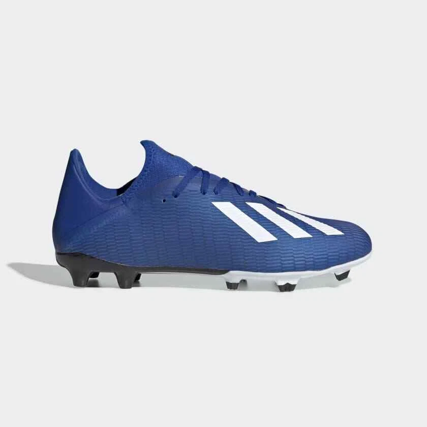 Adidas X 19.3 Firm Ground Blue Mens Football Soccer Boots Size