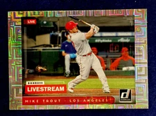 2021 Donruss Mike Trout Livestream Insert Vector Parallel #LS1 Angels