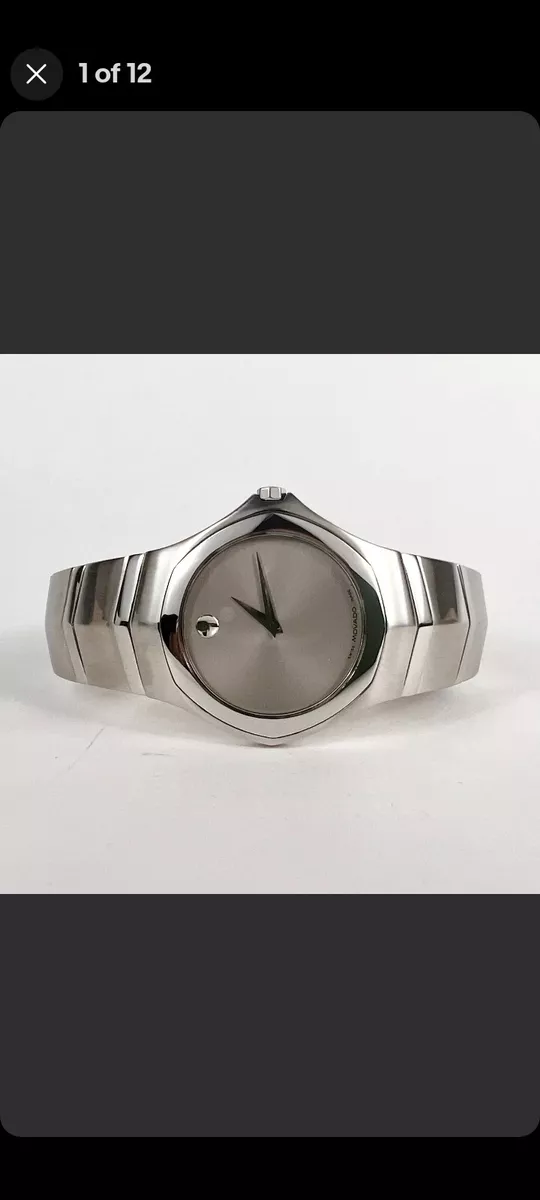 Movado 0606781 Men s Black Watch eBay