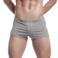 Men's Cotton Lounge Shorts Underwear Pajamas Boxers Fashion Sleep Bottoms