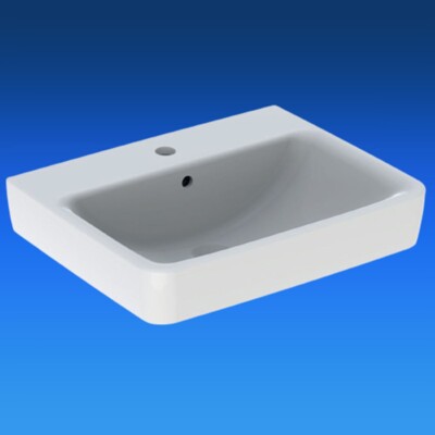 Geberit Renova Plan Waschbecken Waschtisch 60 x 48 cm, KeraTect wahlweise