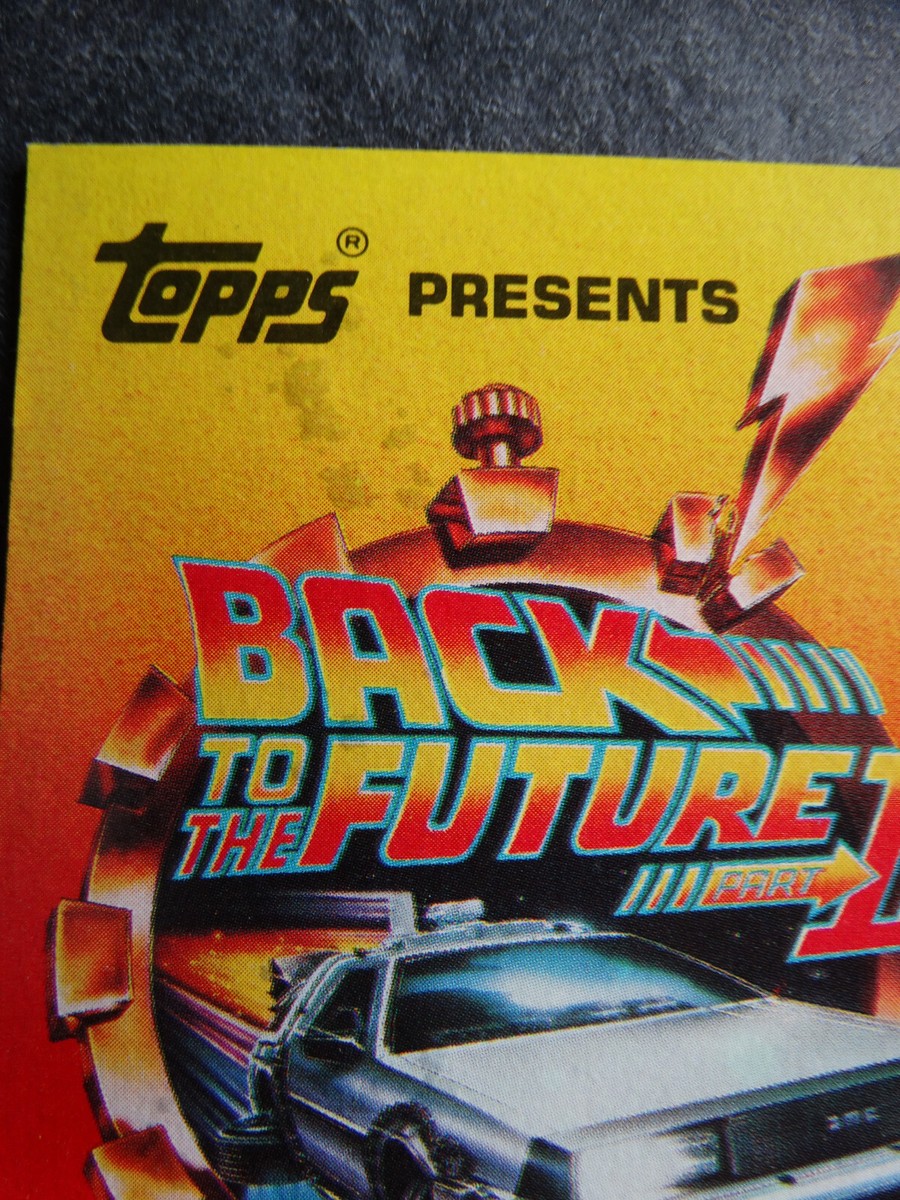 1989 Topps Back to the Future 2 Movie Trading Card Complete Your