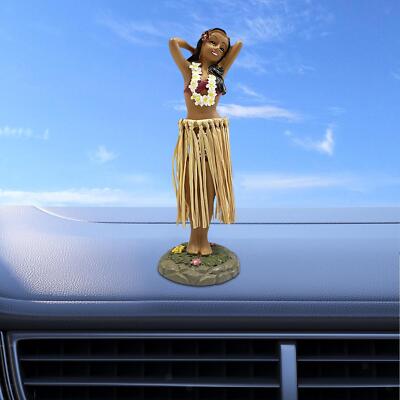 Hawaiian Hula Girl Dancing Doll 6.3'' Auto Dashboard Decor Hawaii Travel Gift