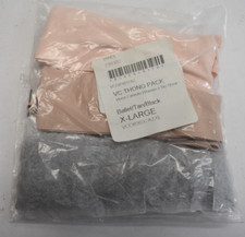 Vince Camuto Womens No Show Seamless Thong Panties Lightweight XL 3 Pack