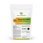 Vitamin D3 20000IU + K2 MK7 200mcg Tablets – Immune Support, Bone Strength Boost