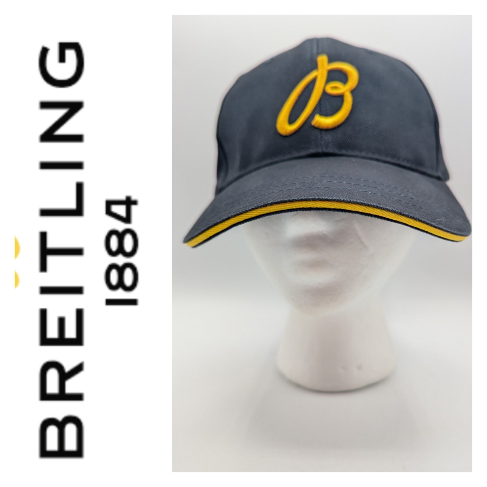Baseball Cap Hat Breitling Watch 3D Embroidered "… - image 1
