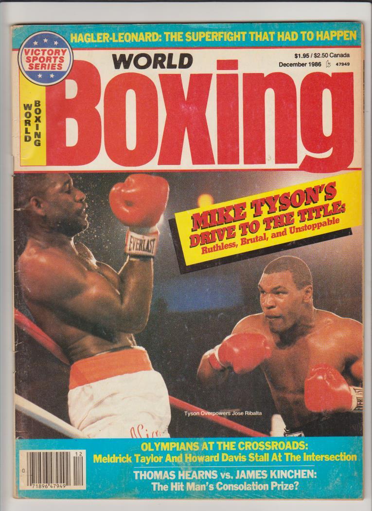 WORLD BOXING MAGAZINE MIKE TYSON BOXING HOFerJOSE RIBALTA DECEMBER