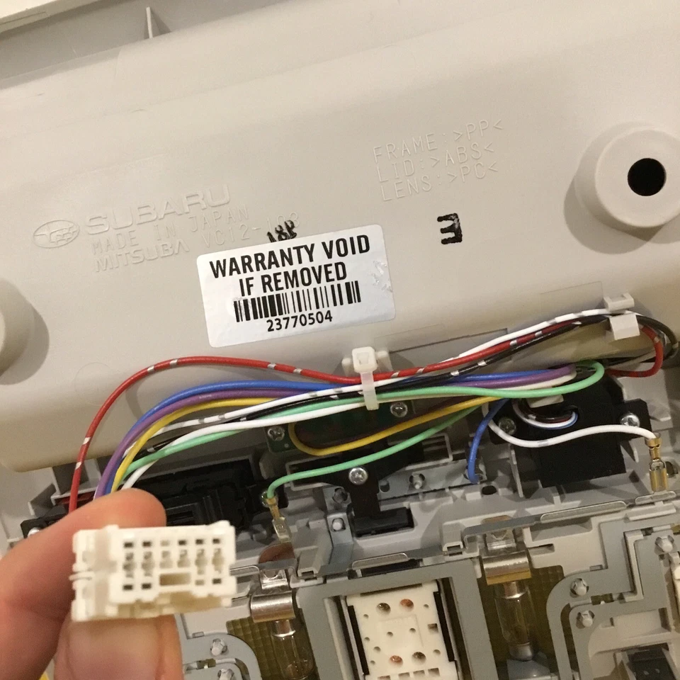 NUEVO 2014 15 16 17 2018 Subaru Impreza Top Overhead Dome Gafas de sol Soporte de luz Foto 4 de 4