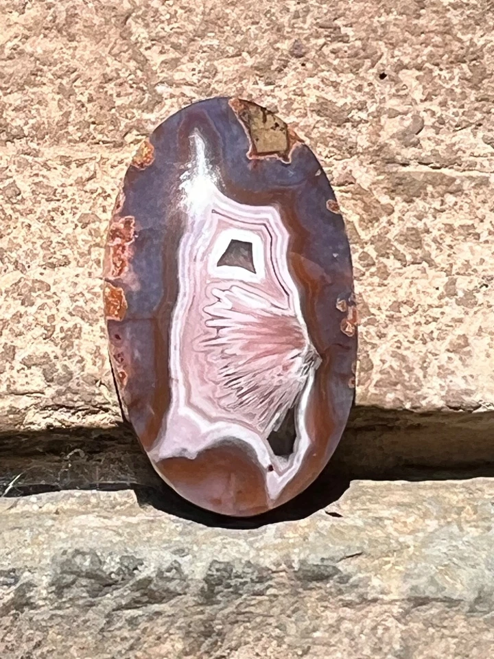 Purple Passion Agate Cabochon - Image 2 of 4