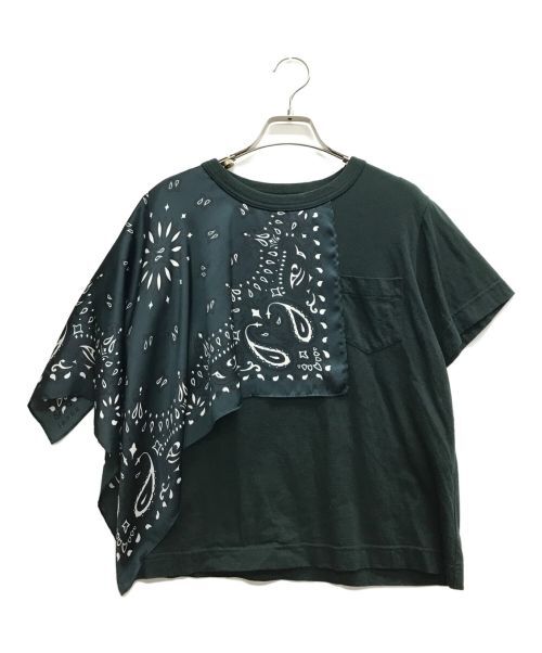 Sacai Bandana Print T-Shirt Woman