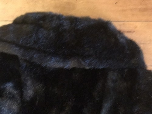50 % OFF!! Beauiful Mar Del Faux Fur Ladies Jacket w/ Leather Belt High Quality - Picture 6 of 8