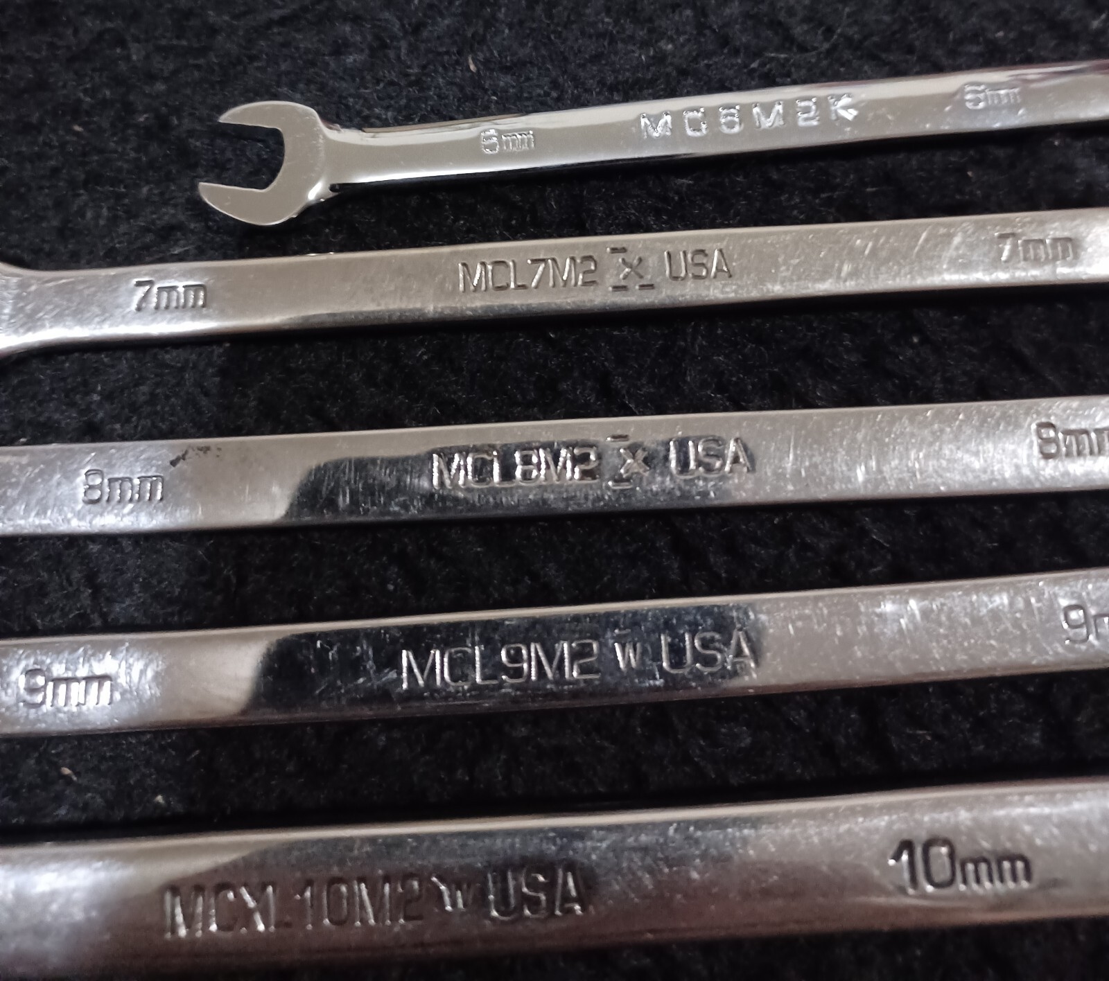 MATCO TOOLS 16 piece metric 12 point combination wrench set. MCXL extra