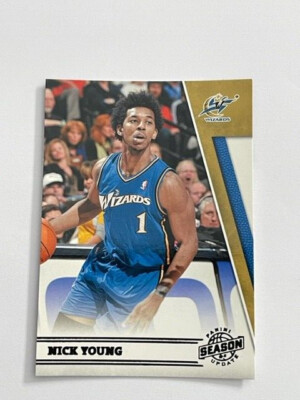 2010-11 Panini Season Update NBA Basketball Washington Wizards Nick Young