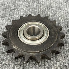 Amec 40BB18H-5/8 5/8" ID 18 Tooth 40 Chain Flat Idler Sprocket Ball Bearing