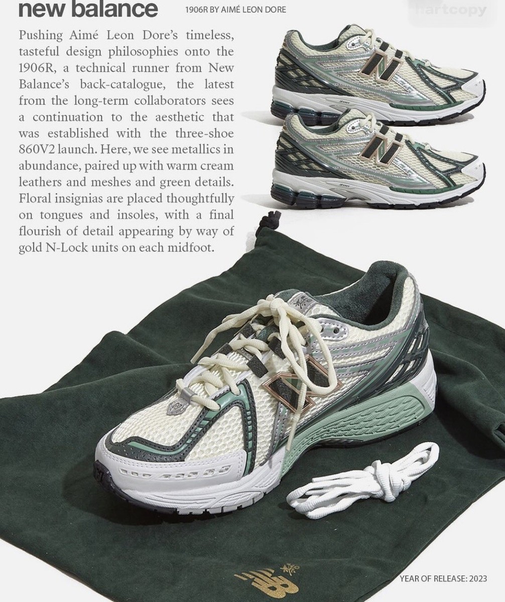 Size 11 Mens - New Balance 1906R Aime Leon Dore Jade - M1906RL1