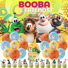 Booba Birthday Decor Party Supplies Set Balloons Banner Cake Toppers  Party Bag