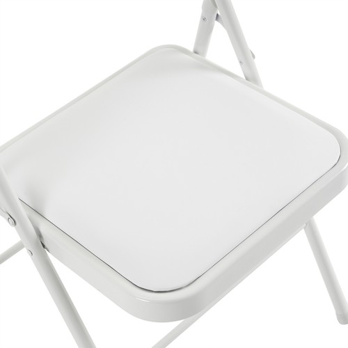 4 Pcs Plastic Folding Chairs Stackable Wedding Party Camping Dining Seats Home - Picture 15 of 16