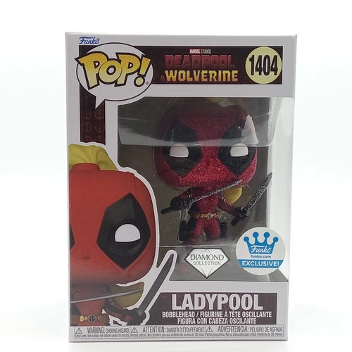 Funko Pop! Ladypool 1404 Diamond Shop Exclusive Deadpool Wolverine Marvel Comics