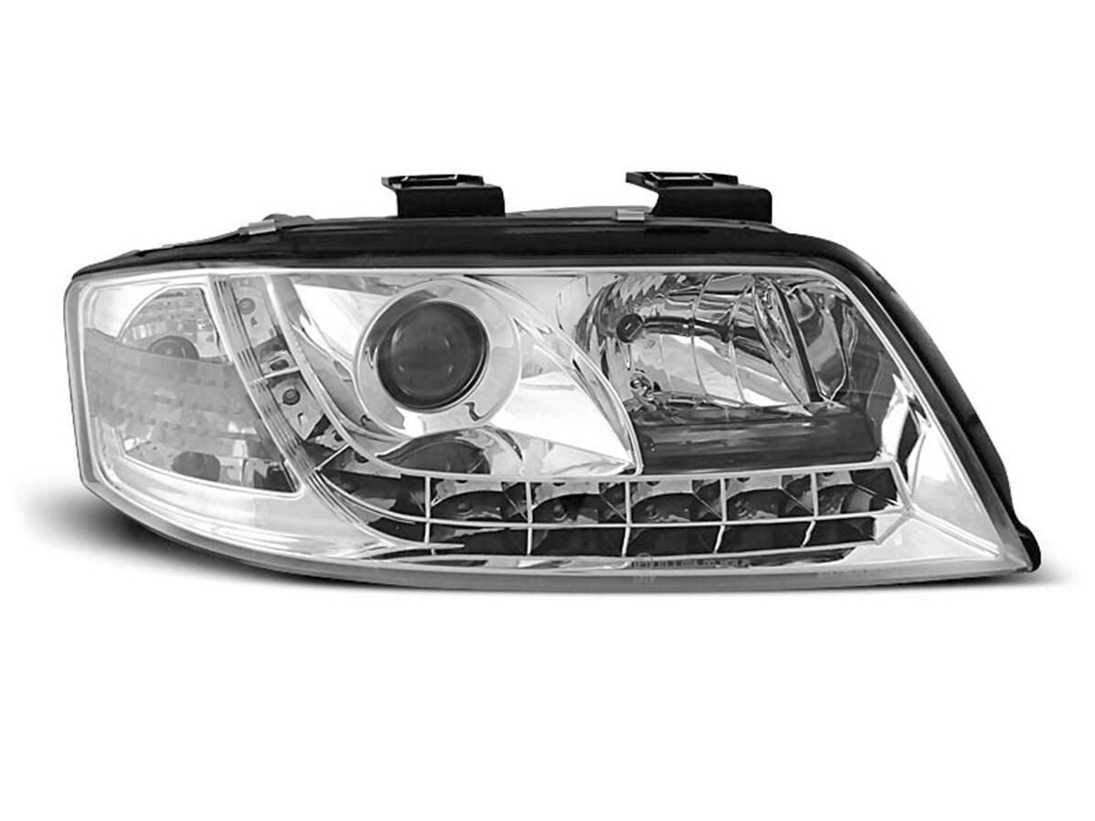 Améliorer éclairage Audi A6 97-01 avec phares antibrouillard Daylight LED chrome