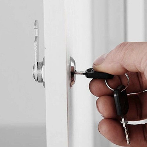 48Pack Cabinet Cam Locks with Keys 13/16 Cylinder Lock 20mm for Drawers Toolbox - Picture 2 of 8