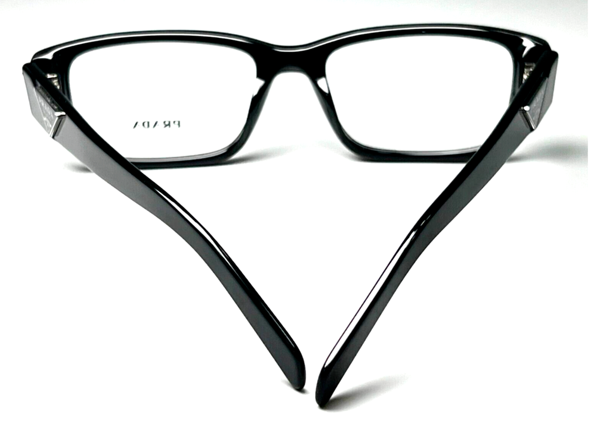 New Prada Wide Reading Glasses VPR 07Z 1AB-1O1 55-19 140  display picture 3