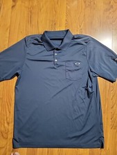 Oakley Hydrolix Pocket Polo Shirt XL 46/48 SS Embroidery Raven Verrado G.C. Logo