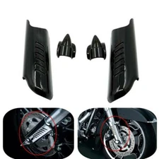 Lower Fork Leg Covers Deflectors Shields for Harley Touring Electra Road Glide