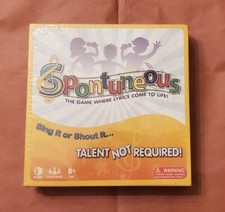 Spontuneous - The Song Game, Sing It or Shout It, Talent NOT Required - Sealed!