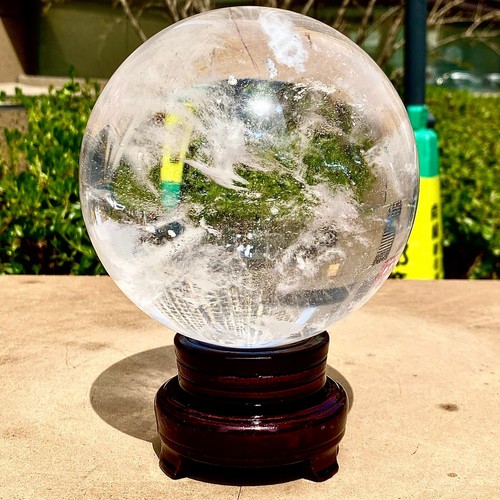 13.88LB Clear melting Quartz sphere Quartz White Crystal ball Healing - 第 6/12 張圖片