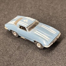 MARX Thunderjet 500 63 Corvette Sting Ray Blue NICE