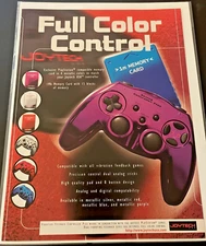 JoyTech Controller - Vintage Original Gaming Print Ad / Poster / Wall Art - MINT