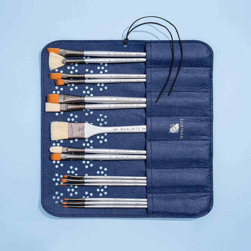 Qualrite Long Handle Professional Series Art Paint Brushes eBay