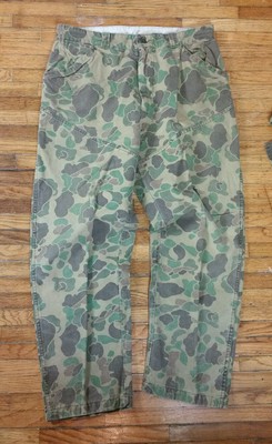 Vintage 1950s Sears Duck Frog Camo 
