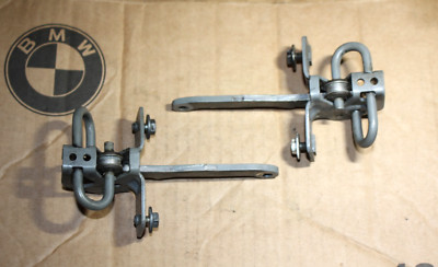 GENUINE BMW E30 COUPE SEDAN FRONT DOOR BRAKE STOP STRAP LEFT & RIGHT 2 PCS OEM