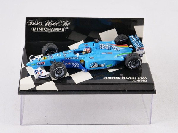 Benetton B200 #12 Playlife Wurz Minichamps 430000012 1:43 Formel 1 F1-image