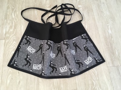 Elvis ￼ Presley ￼server waitress waist apron 3 Pockets restaurant Janets