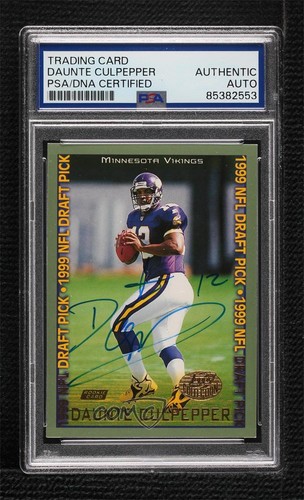 PSA/DNA 1999 Topps NFL Draft Pick Collection Daunte Culpepper #330 ...