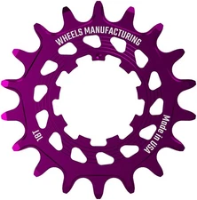 Wheels Mfg SOLO-HG 18t Singlespeed Cog for HG Hubs - Purple, Narrow-Wide Tooth