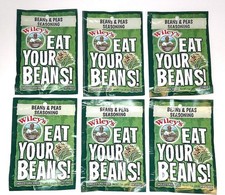 Beans and Peas Seasonings - 2 Set of 6 Packets