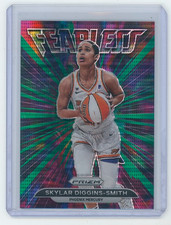 2022 Panini Prizm WNBA Skylar Diggins-Smith Fearless Green Pulsar Prizm 1/25