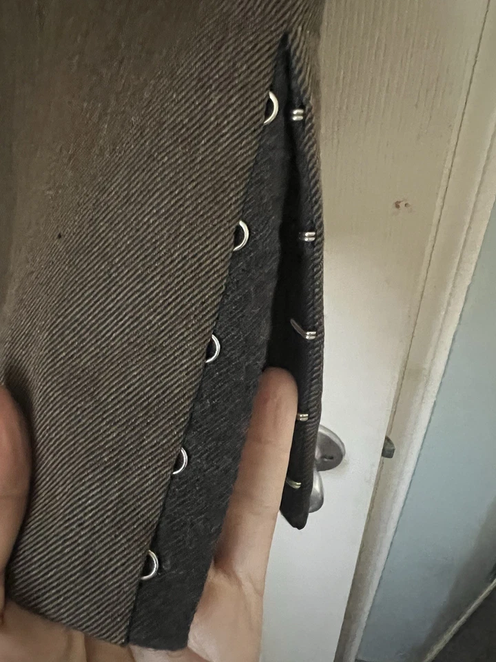 Louis Vuitton коричневый карандаш шерсти юбка 40 8 - Изображение 4 из 4