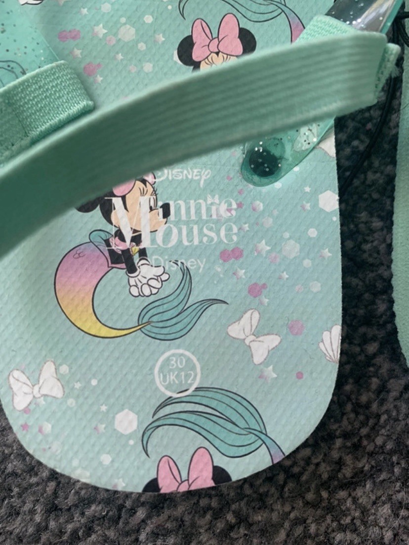 APL Sandali infradito estivi bambina Minnie Mo Disney taglia bambino 12